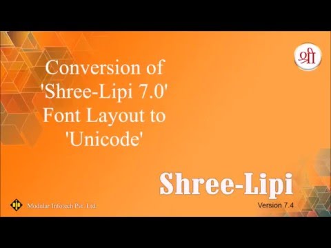 shree lipi to unicode converter